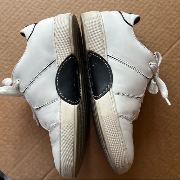 Ermenegildo Zegna COUTURE Tiziano Sneakers, white lace up, men's